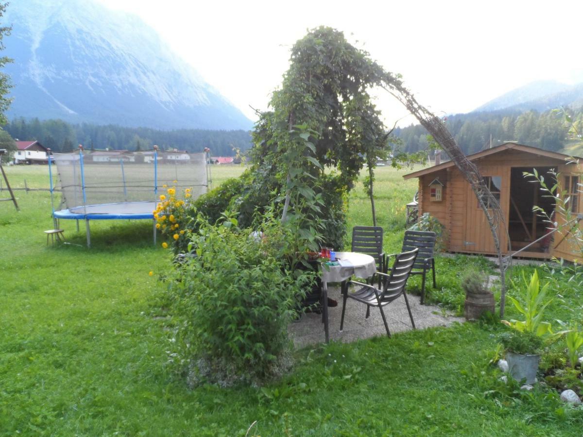 Haus Am Wiesenrain Leutasch Bagian luar foto